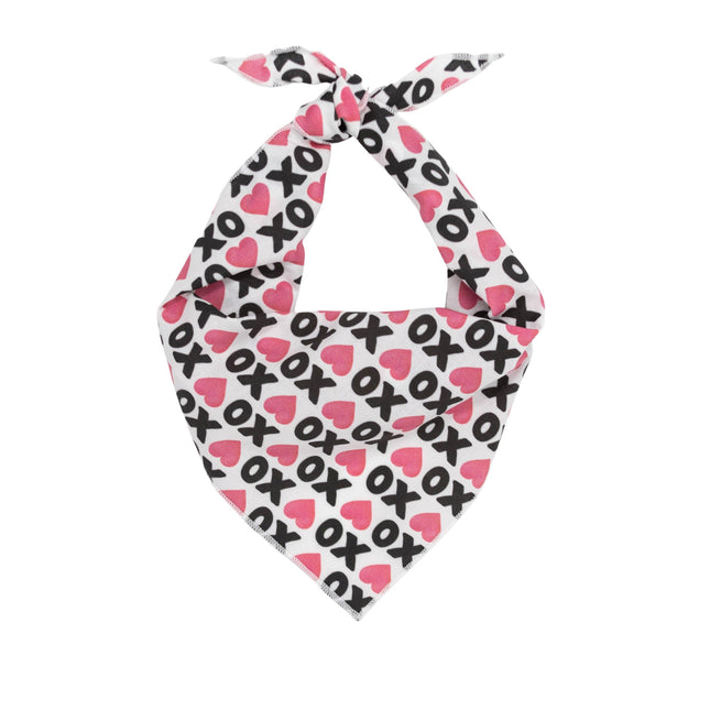 XOXO Dog Valentine Bandana