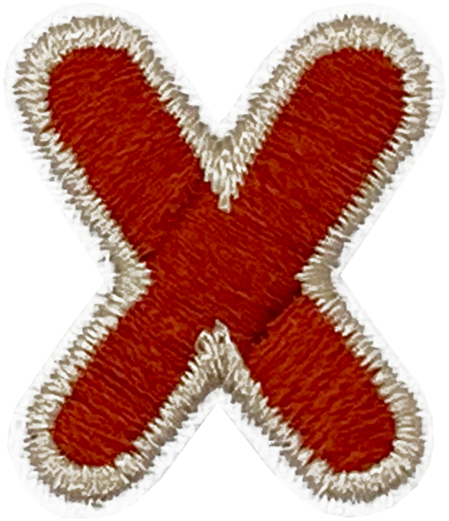 Multicolor X - Patch