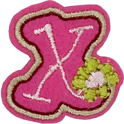 Curly Pink X - Patch