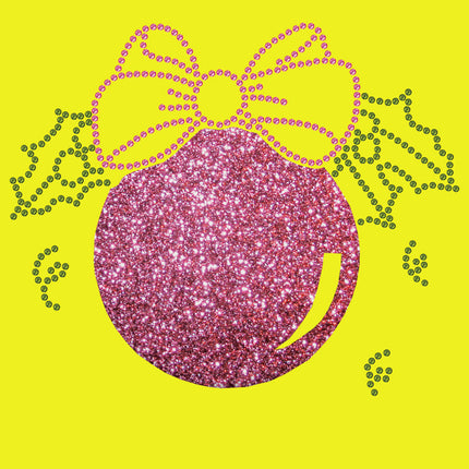 Pink Glitter Ornament - Bandana