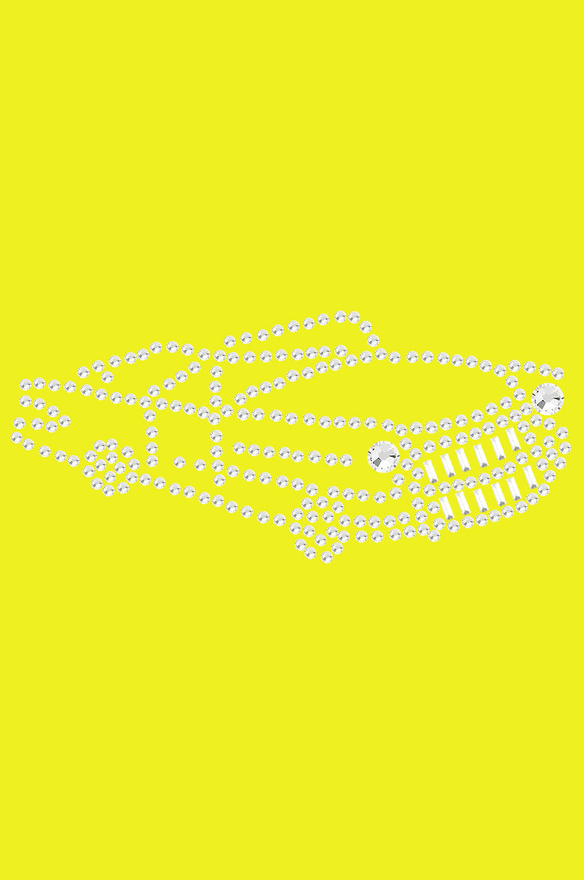 Rhinestone Convertible - Bandanas Yellow