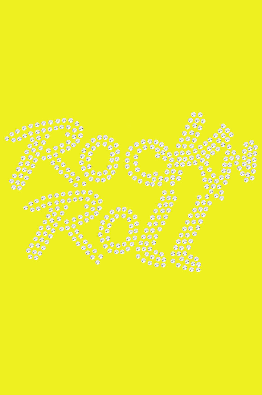 Rock n Roll (Rhinestone) - Bandanna Yellow