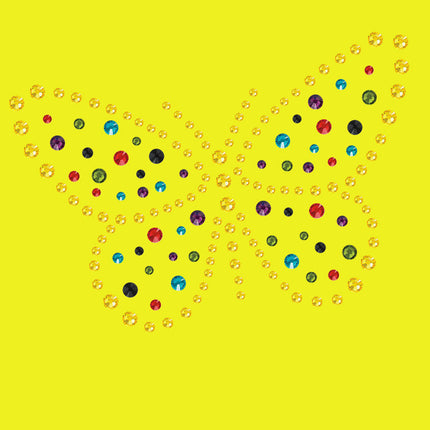 Yellow Dotted Butterfly - Bandanna