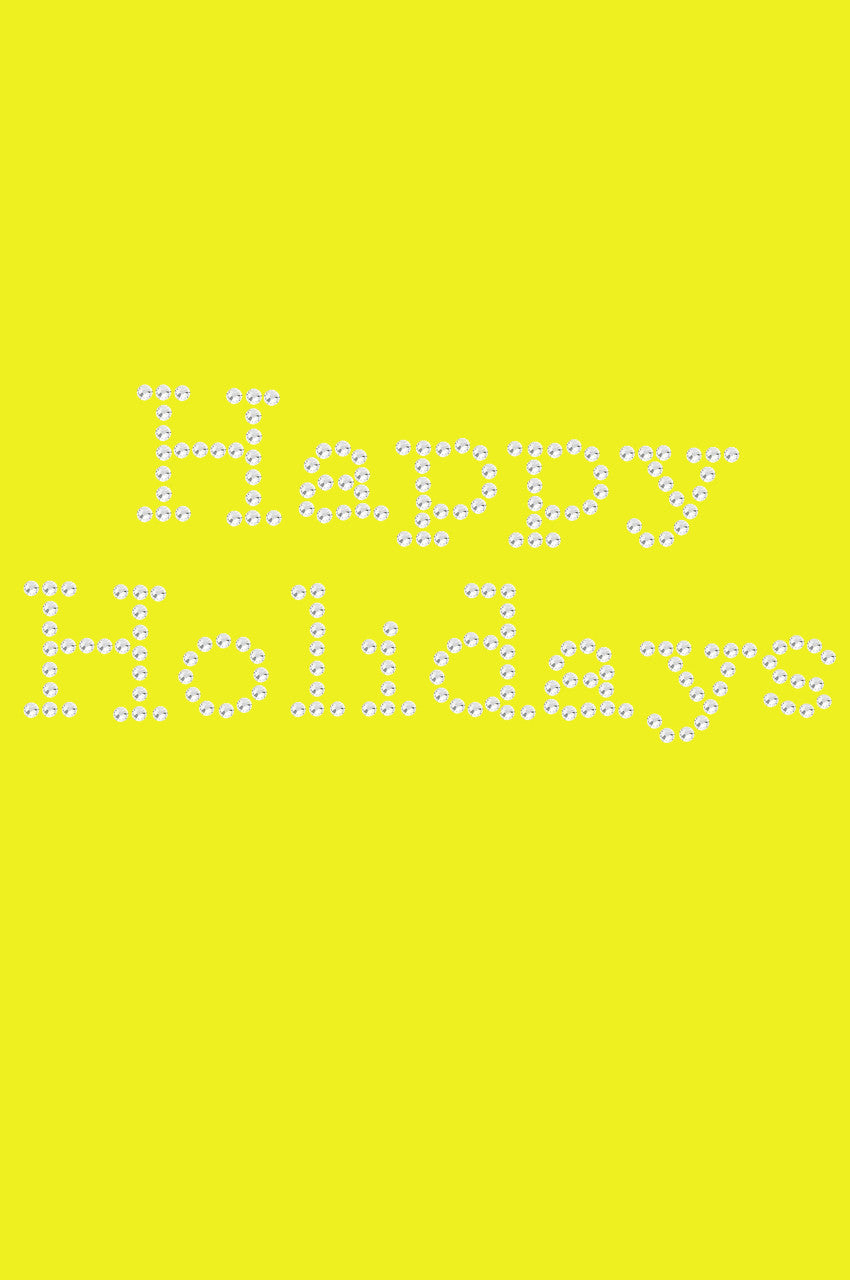 Happy Holidays - Bandana Yellow