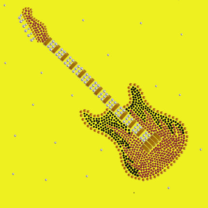 Guitar (Red & Gold) - Bandanna