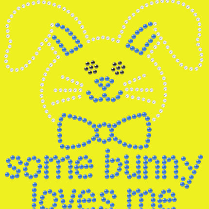 Some Bunny Loves Me (Blue) - Bandanna