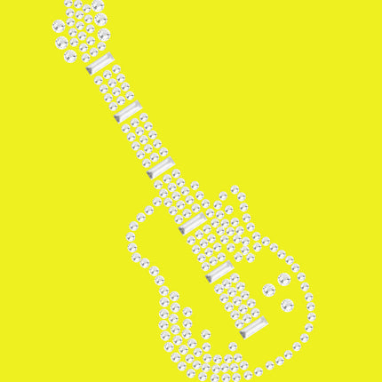 Guitar (Rhinestone) - Bandanna