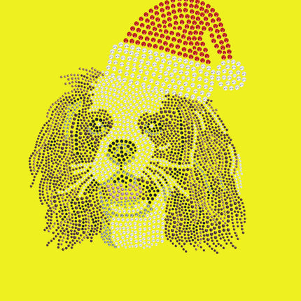 Cavalier King Charles Spaniel with Santa Hat - Bandana