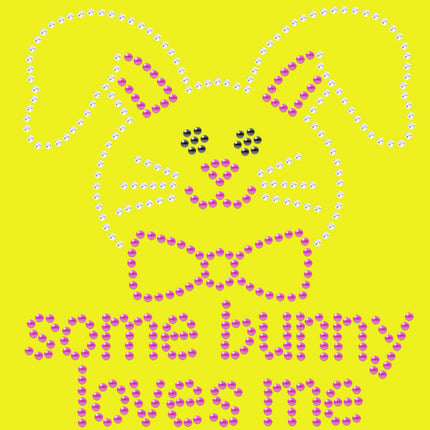 Some Bunny Loves Me (Pink) - Bandanna