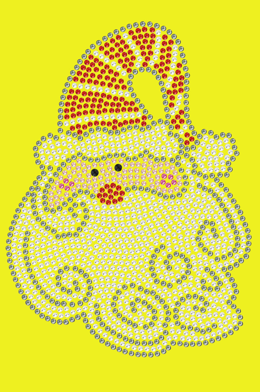 Santa Face with Curly Beard - Bandana Yellow