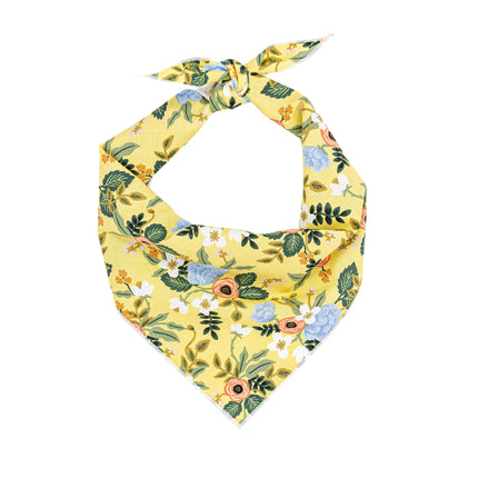 Yellow Flower Dog Bandana