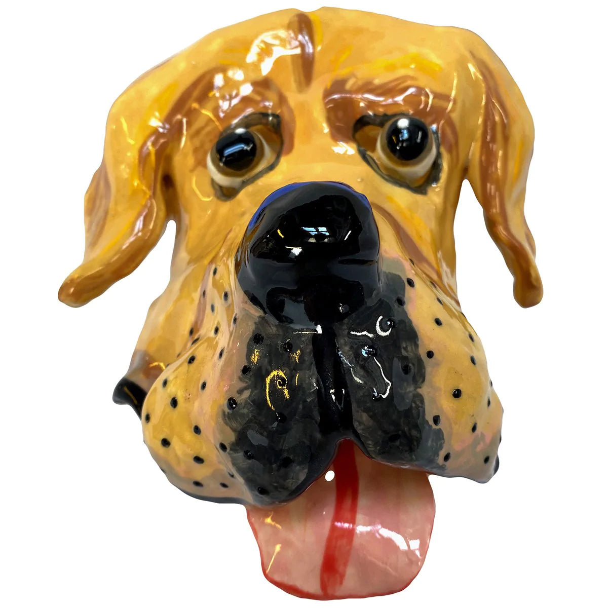 Yellow Labrador Dog Head | Wall Sculpture