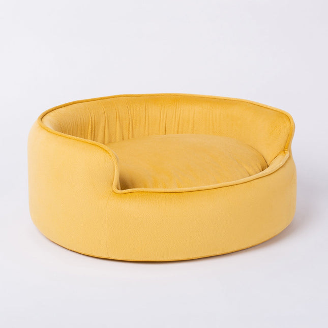 The Yin & Yang Luxury Pet Bed in Yellow