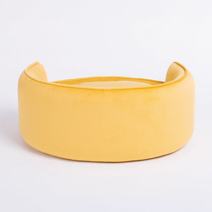 The Yin & Yang Luxury Pet Bed in Yellow