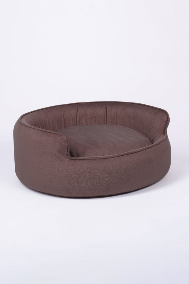 The Yin & Yang Luxury Pet Bed in Dark Brown