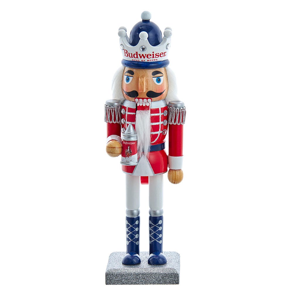 Kurt Adler 10-Inch Budweiser Nutcracker