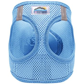 American River Ultra Choke Free Soft Mesh Dog Harness-Light Blue