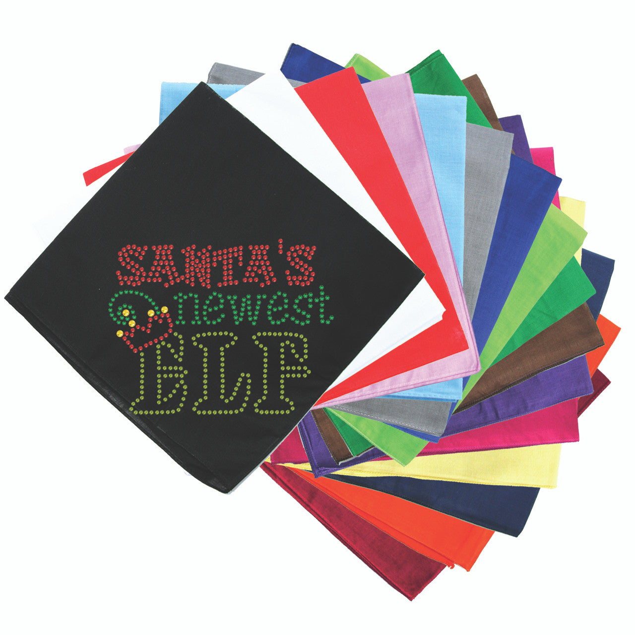 Santa's Newest Elf - Bandana Black