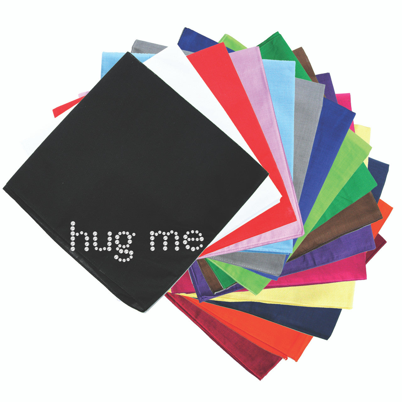 Hug Me Bandanna Black