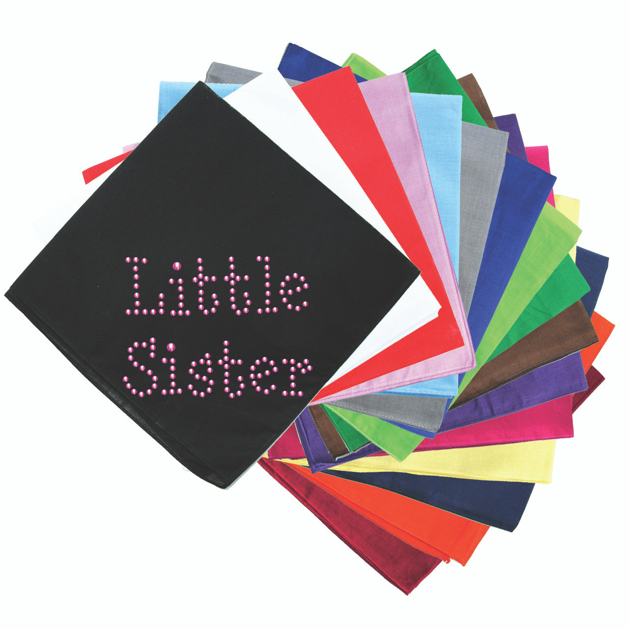 Little Sister - Fuchsia - Bandanna Black