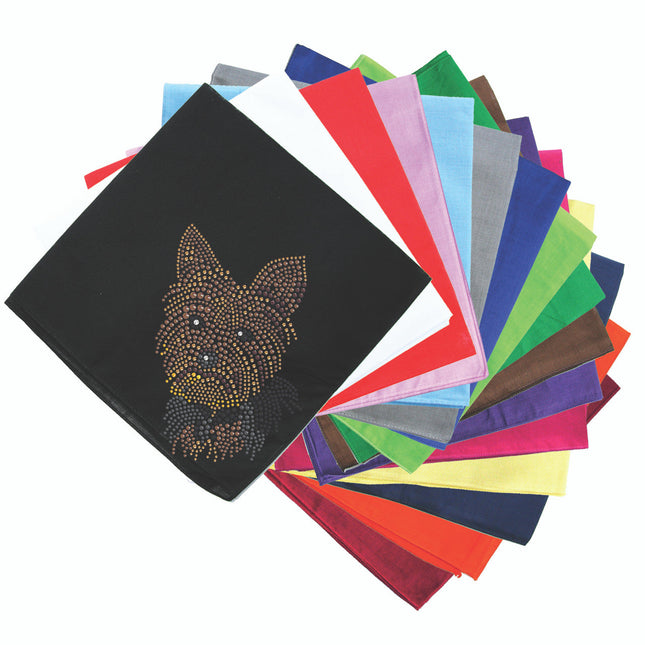 Yorkie Face 1 - bandana