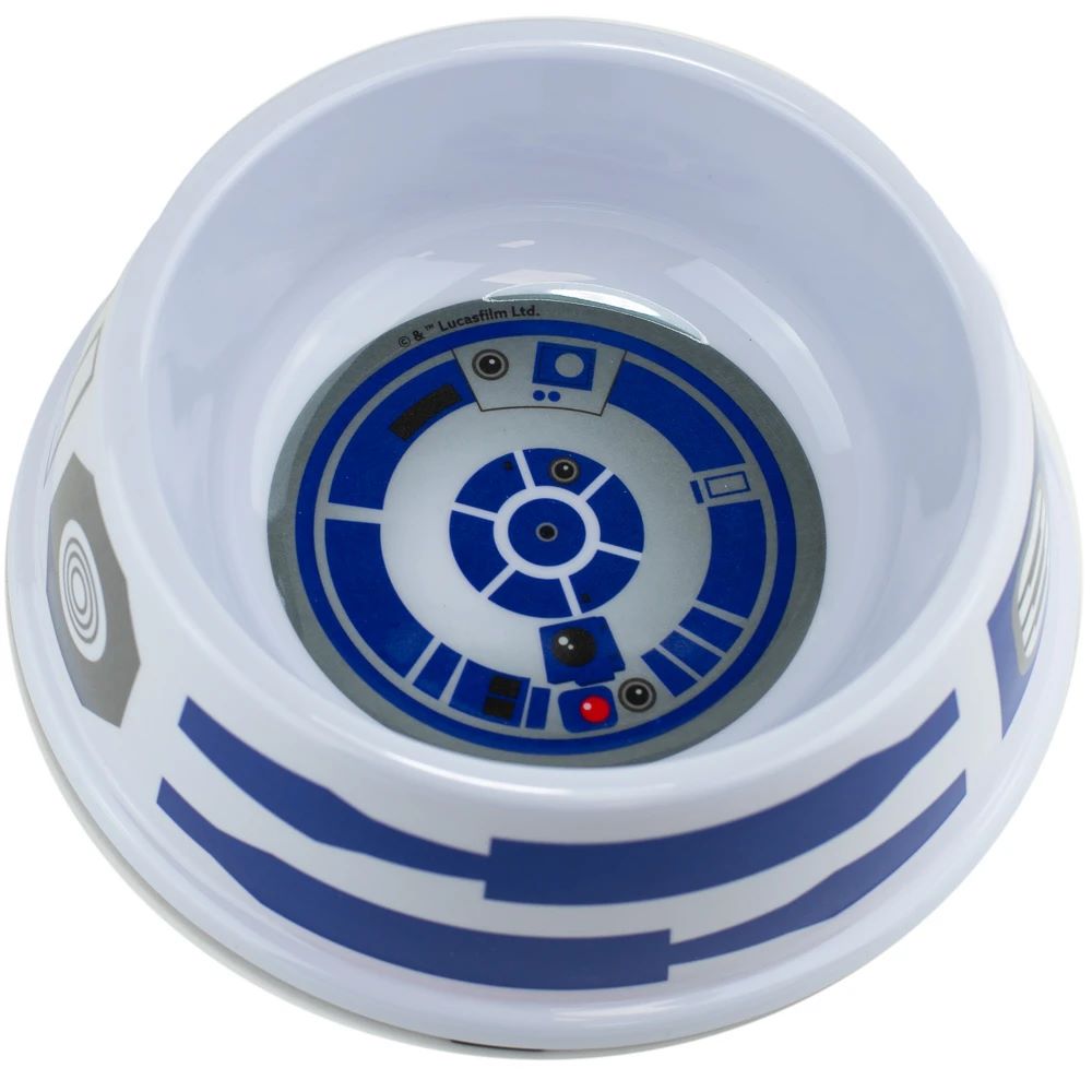 Star Wars R2-D2 Top View Pet Bowl One Bowl (One Size)