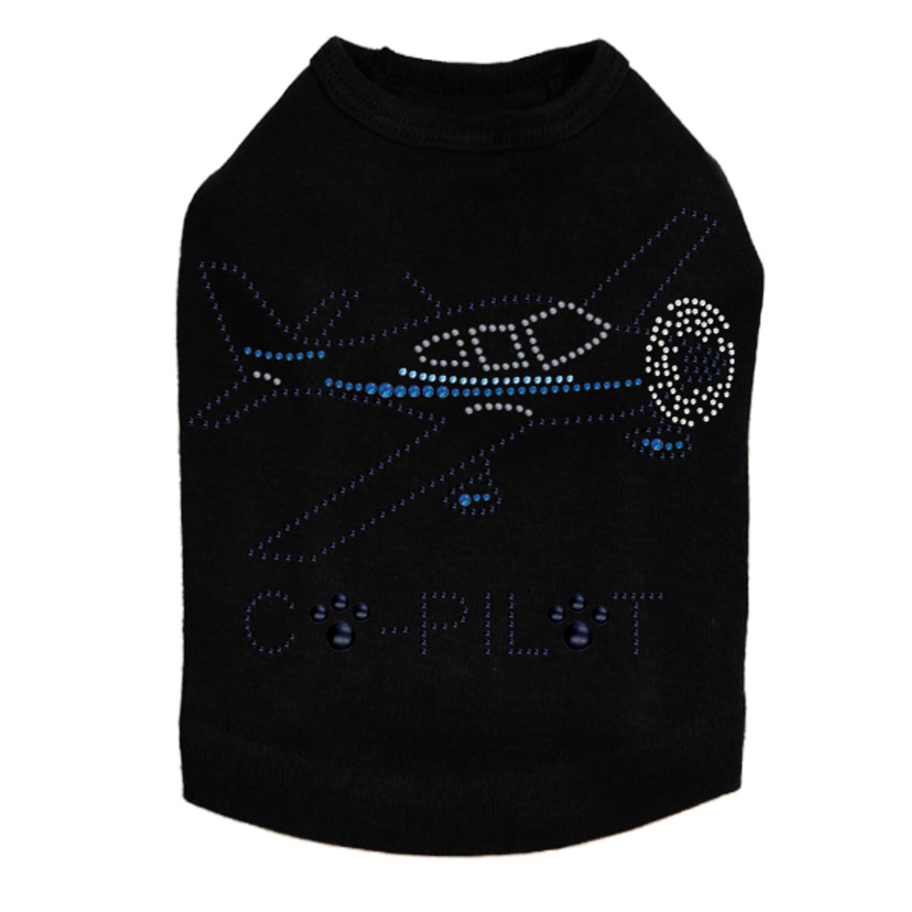 Co-Pilot Airplane (black) - Dog Tank Black