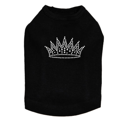 Crown 2 (Rhinestones) - Dog Tank