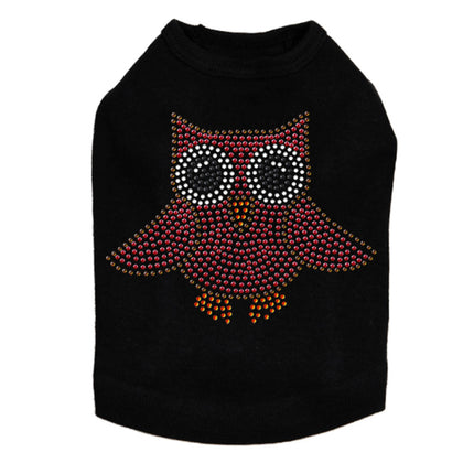 Pink Owl - Dog Tank