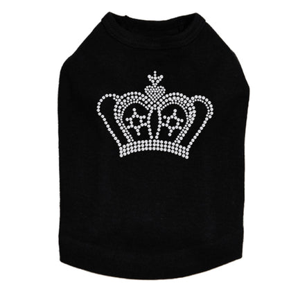 Crown 12 (Rhinestones) - Dog Tank