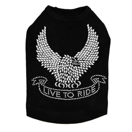 Live to Ride Eagle - Dog Tank