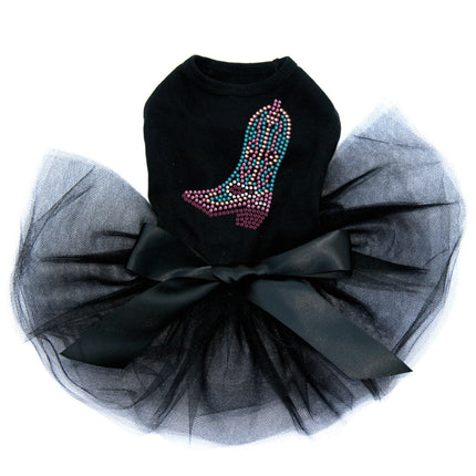 Boot (Pink & Turquoise) - Custom Tutu