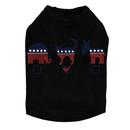 Vote Cat, Elephant, Donkey - Cat Tank