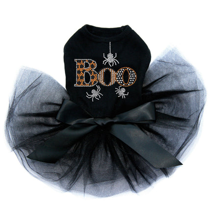 Boo with Silver Spiders - Custom Tutu