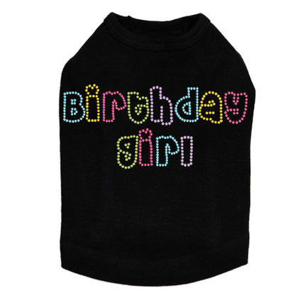 Birthday Girl (Multicolor) - Dog Tank