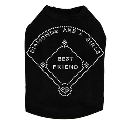 Diamonds are a Girls Best Friend - Dog Tank