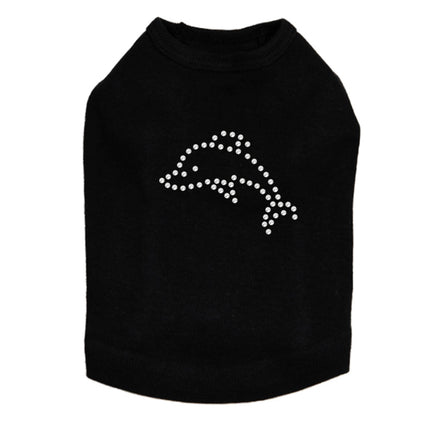 Dolphin (Small Rhinestone) - Dog Tank