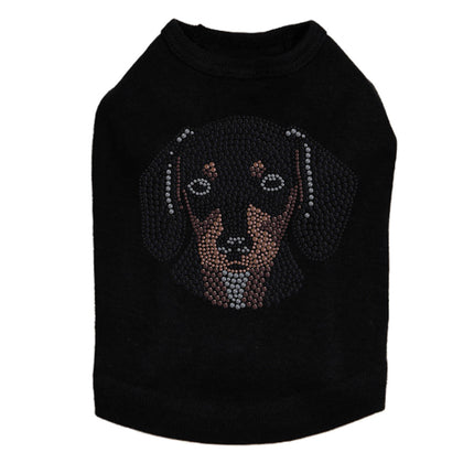 Dachshund Face - Dog Tank