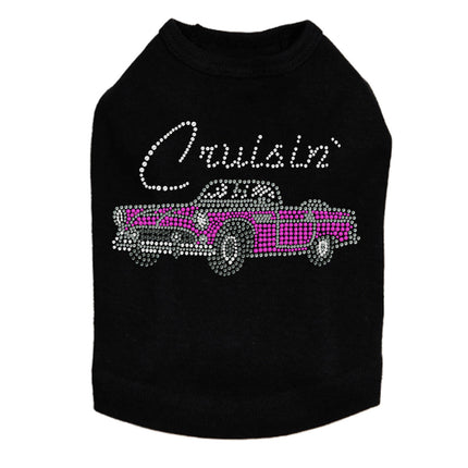 Cruisin Pink Convertible - Dog Tank