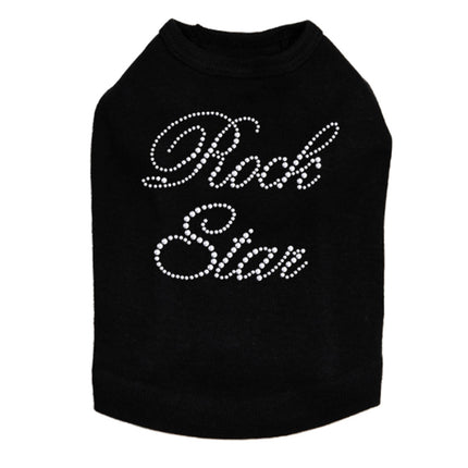 Rock Star (Silver) - Dog Tank