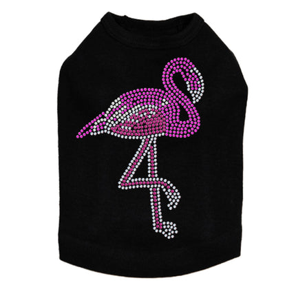 Pink Flamingo (Iridescent/AB) - Dog Tank