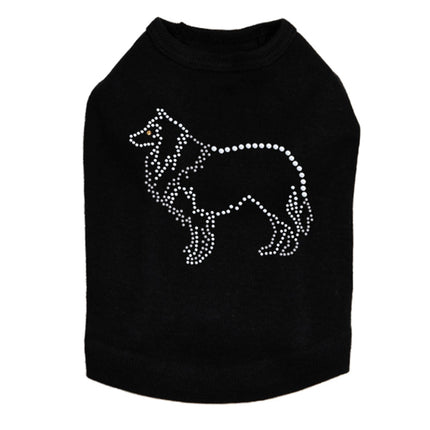 Collie Outline - Dog Tank