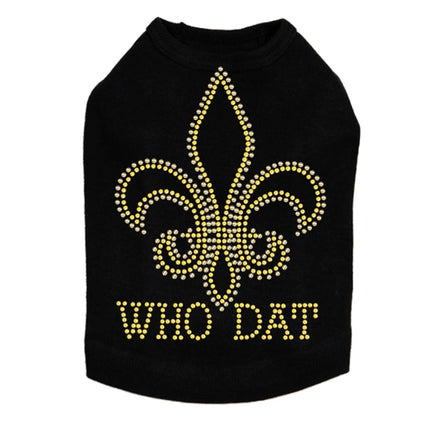 Fleur de Lis - Who Dat Dog Tank