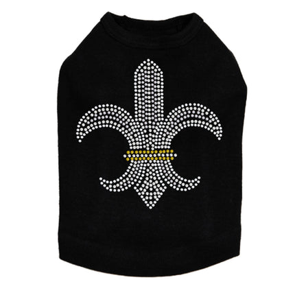 Fleur de Lis (Rhinestones & Nailheads) - Dog Tank