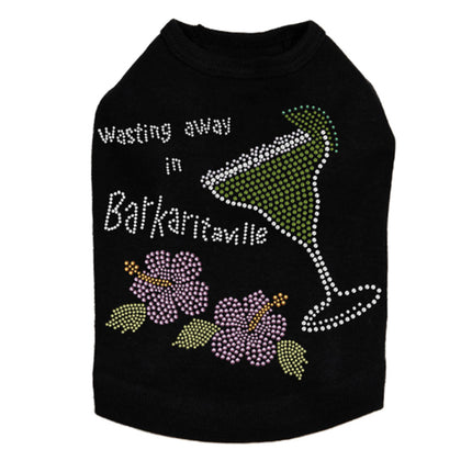 Wasting Away in Barkaritaville Hibiscus - Dog Tank