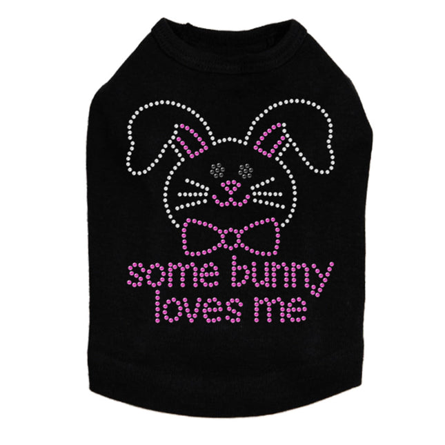 Some Bunny Loves Me (Pink) - Dog Tank