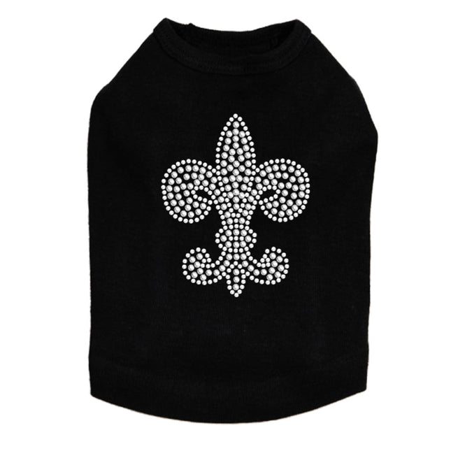 Fleur de Lis (Rhinestone & Rhinestuds) - Dog Tank