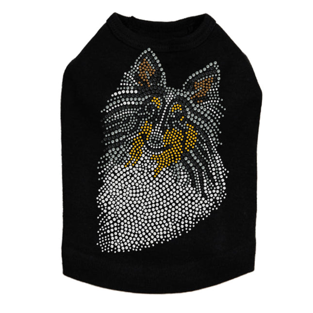 Sheltie Face (Tri Color) - Dog Tank