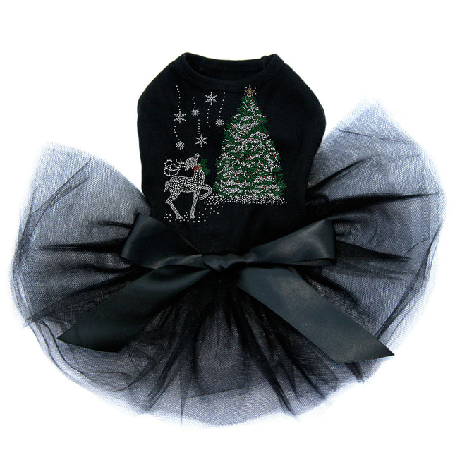 Christmas Tree with Reindeer - Custom Tutu