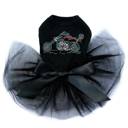 Motorcycle (Red, White, & Turquoise) -Custom Tutu